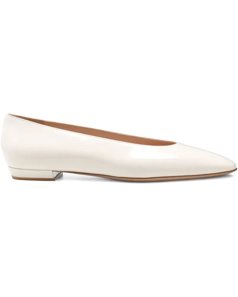 Gianvito Rossi Klassische Ballerinas - Weiß Weiß