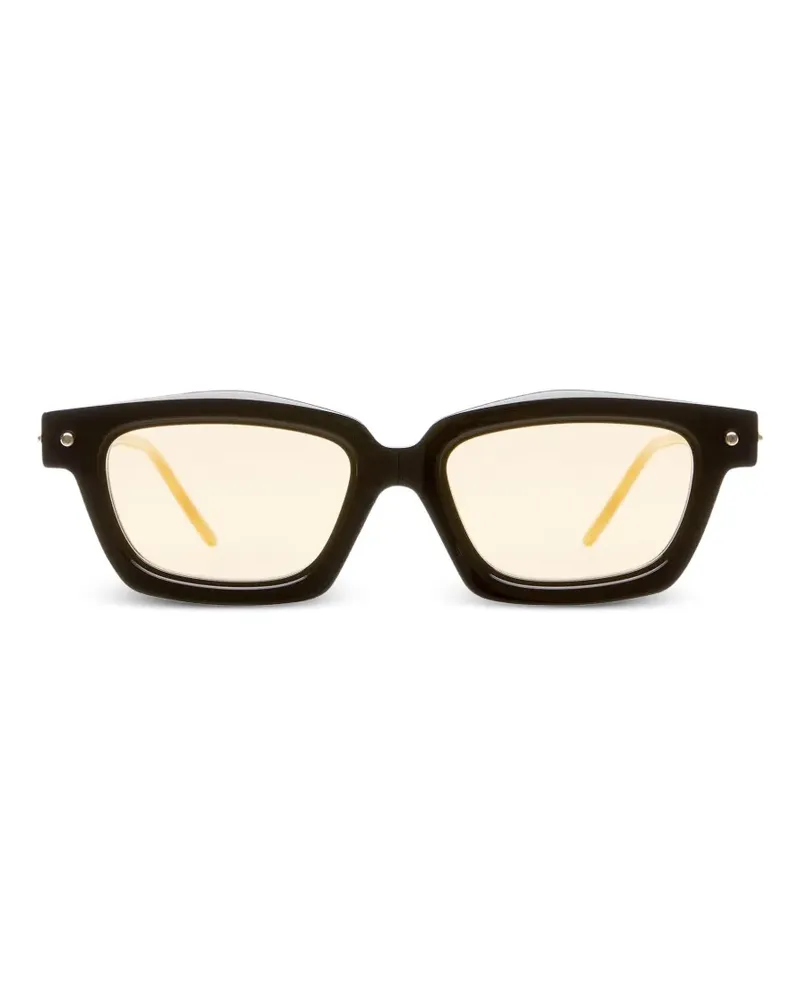 KUBORAUM P25 rectangle-frame sunglasses - Schwarz Schwarz