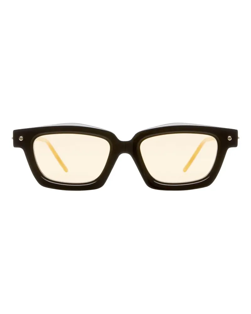KUBORAUM P25 rectangle-frame sunglasses - Schwarz Schwarz