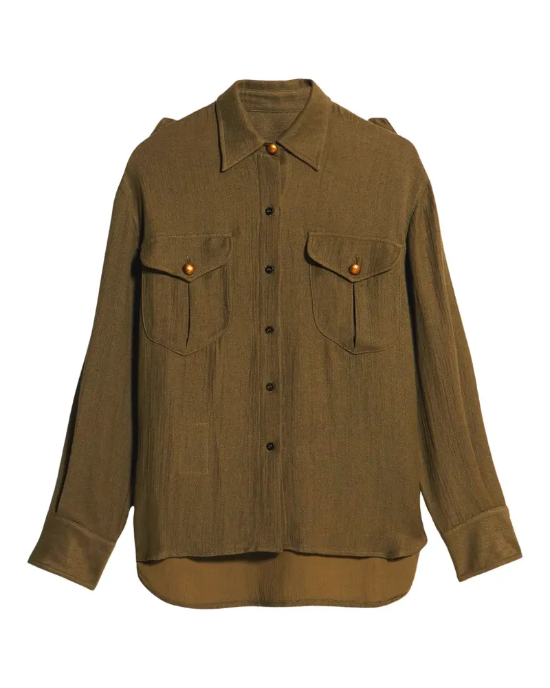 Fortela Luke pockets shoulder shirt - Grün Grün