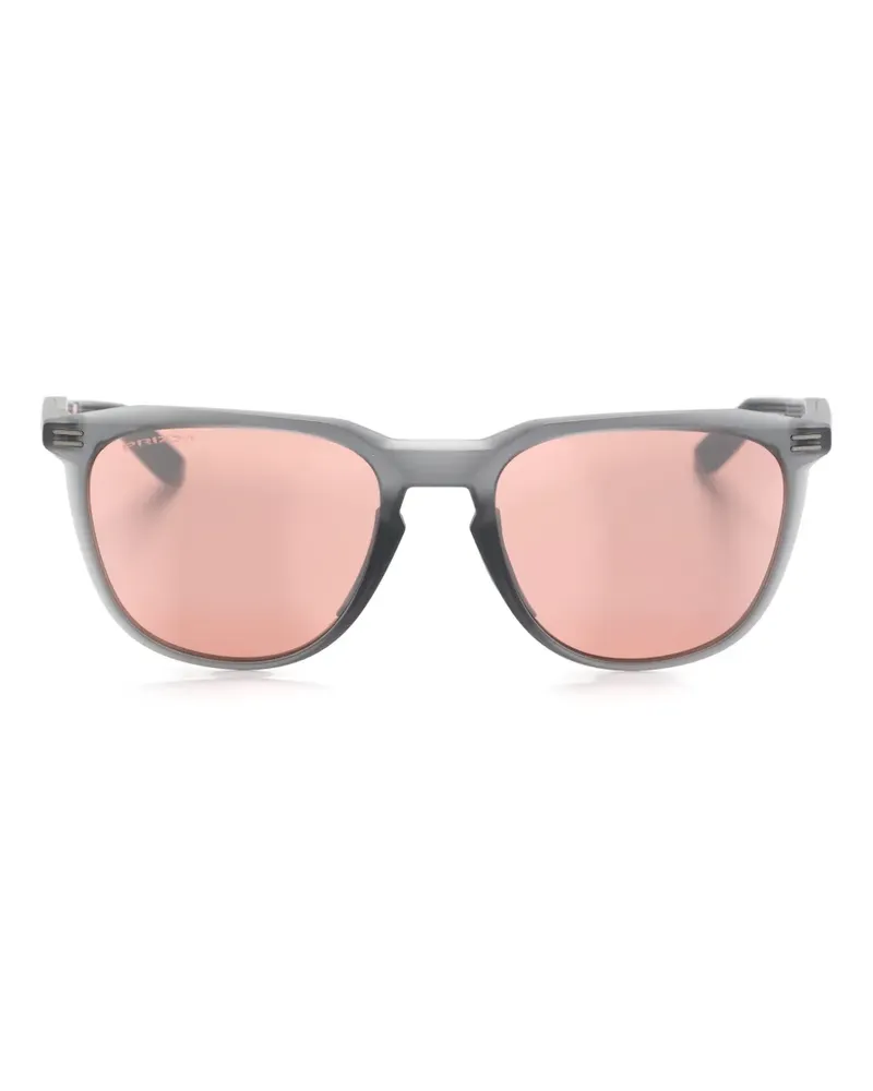 Oakley Sonnenbrille mit eckigem Gestell - Grau Grau