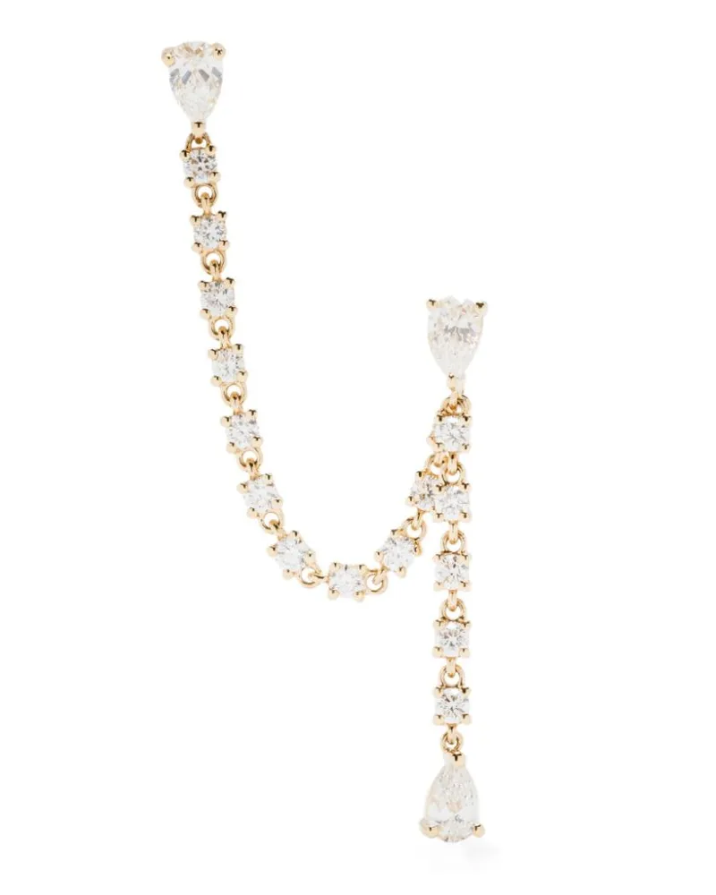 ANITA KO 14kt Gelbgold-Hängeohrring mit Diamant Gold