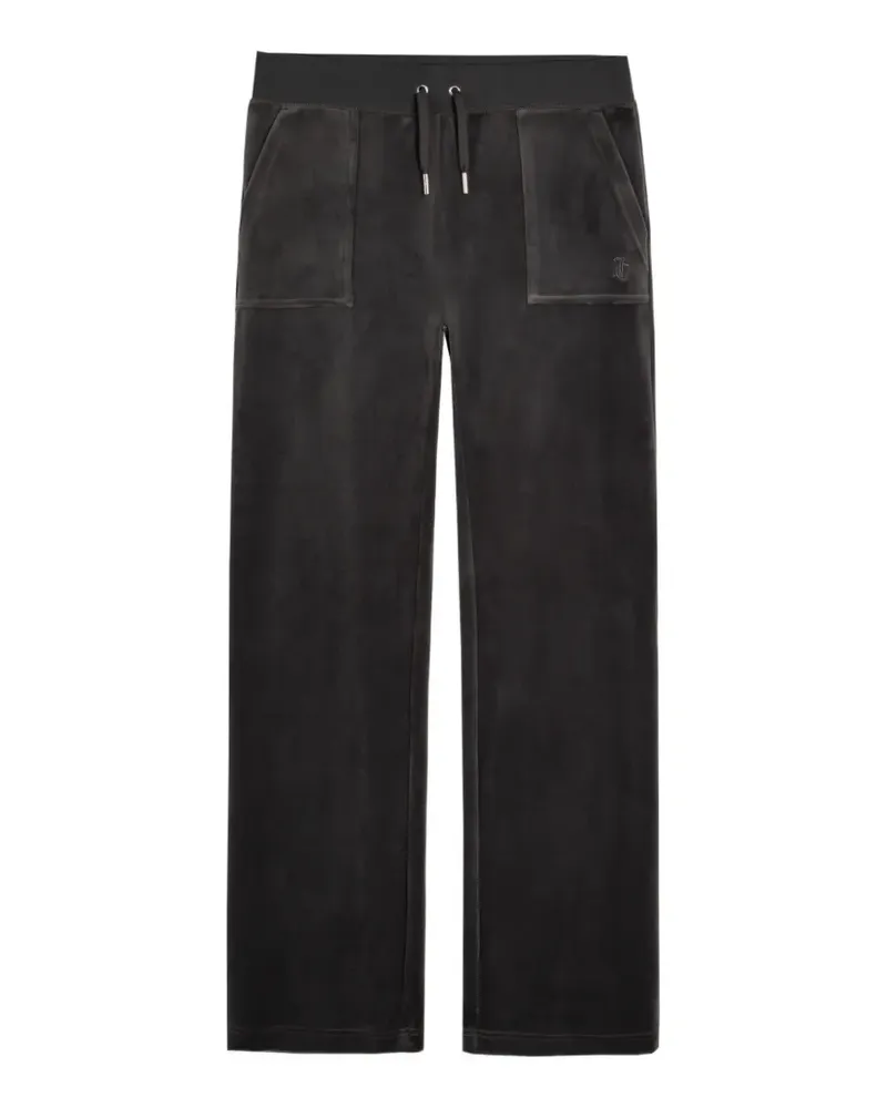 Juicy Couture Jogginghose in Samtoptik - Grau Grau