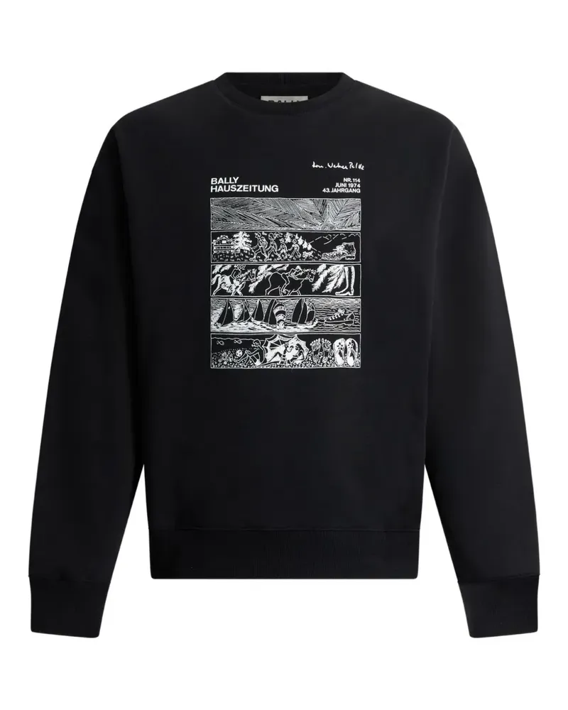 Bally Sweatshirt mit Stickerei - Schwarz Schwarz