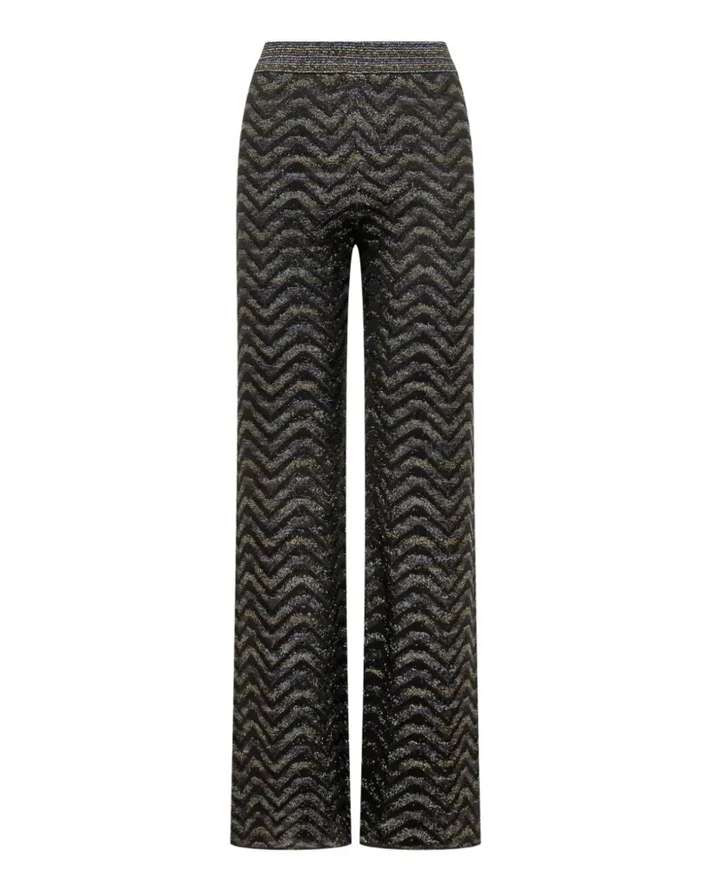Missoni Hose im Metallic-Look - Schwarz Schwarz