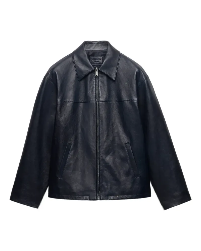 Prada Nappa leather jacket - Blau Blau