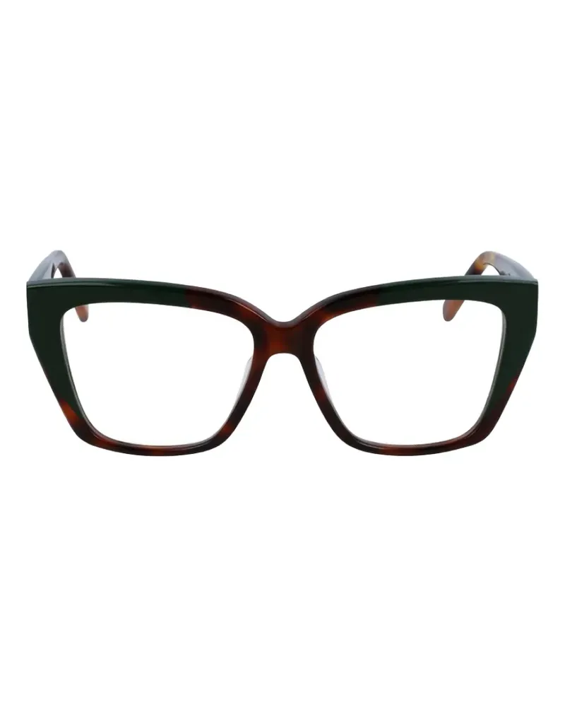 Ferragamo Brille mit Cat-Eye-Gestell - Grün Grün