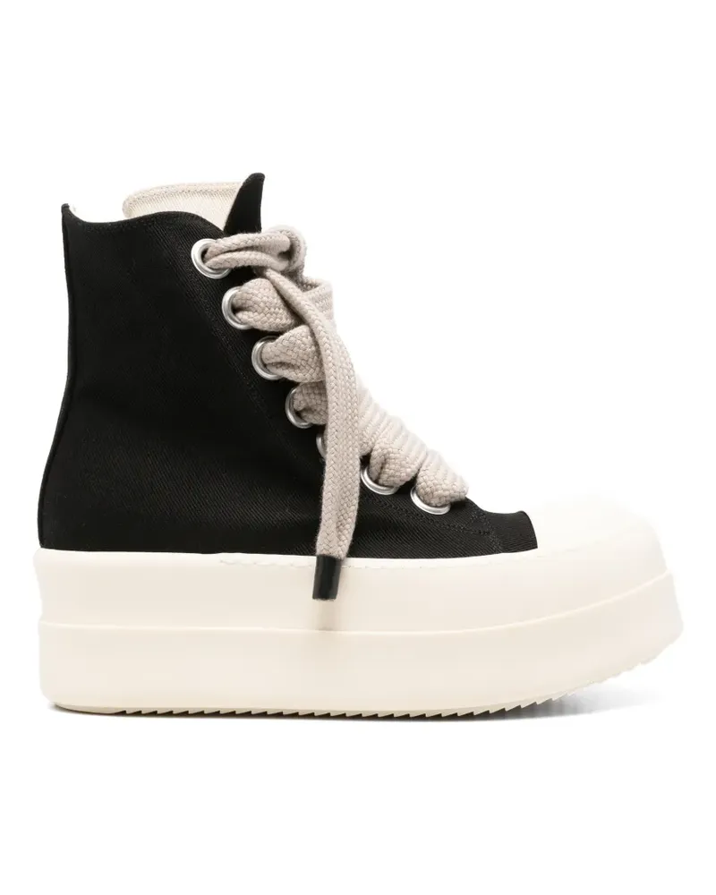DRKSHDW by Rick Owens Plateau-Sneakers mit dicker Spitze - Schwarz Schwarz