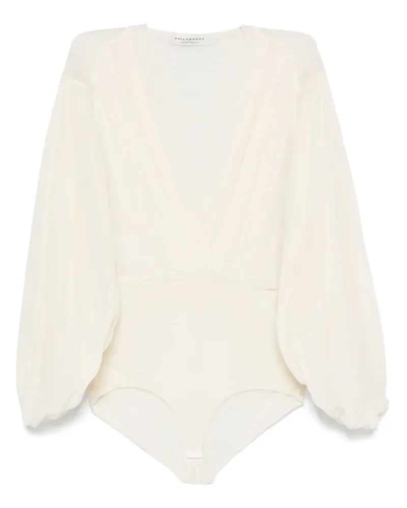 Philosophy Di Lorenzo Serafini Body mit Falten - Nude Nude