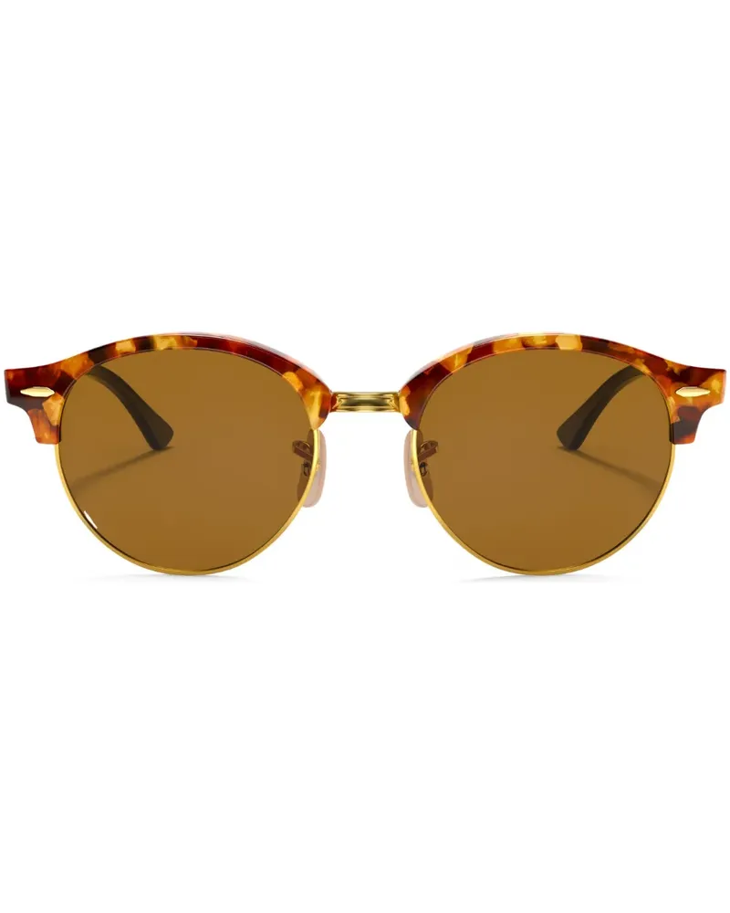 Ray Ban Clubround Sonnenbrille - Braun Braun