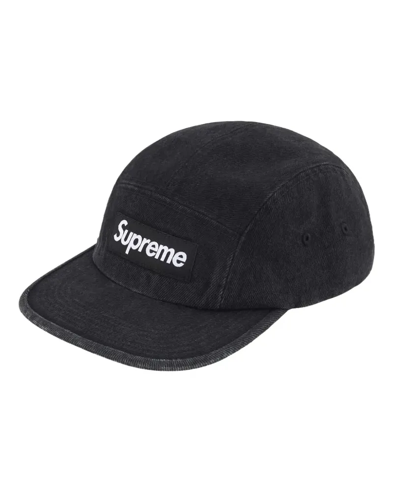 Supreme Being Baseballkappe aus Denim - Schwarz Schwarz
