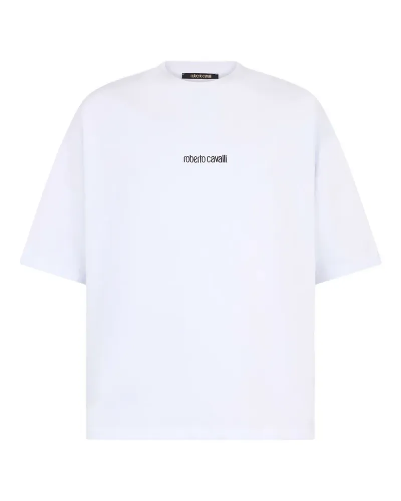 Roberto Cavalli T-Shirt mit Logo-Print - Weiß Weiß