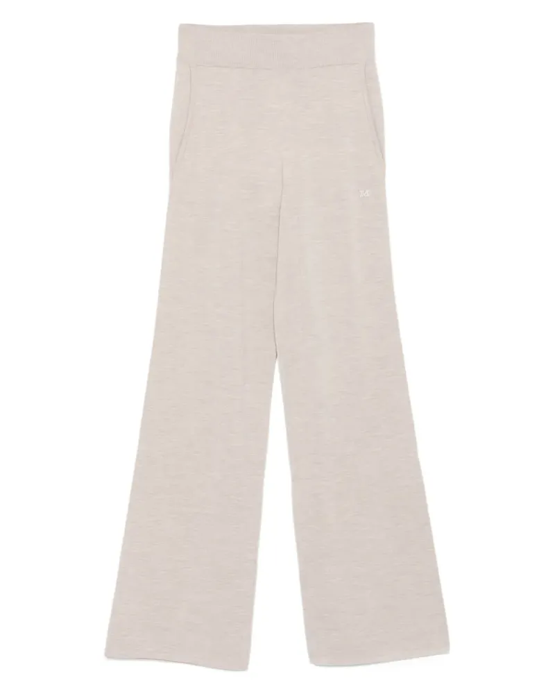 Max Mara Hose mit weitem Bein - Nude Nude