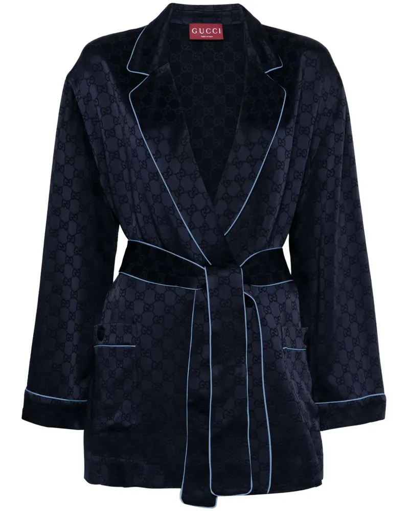 Gucci Jacke aus GG-Jacquard - Blau Blau