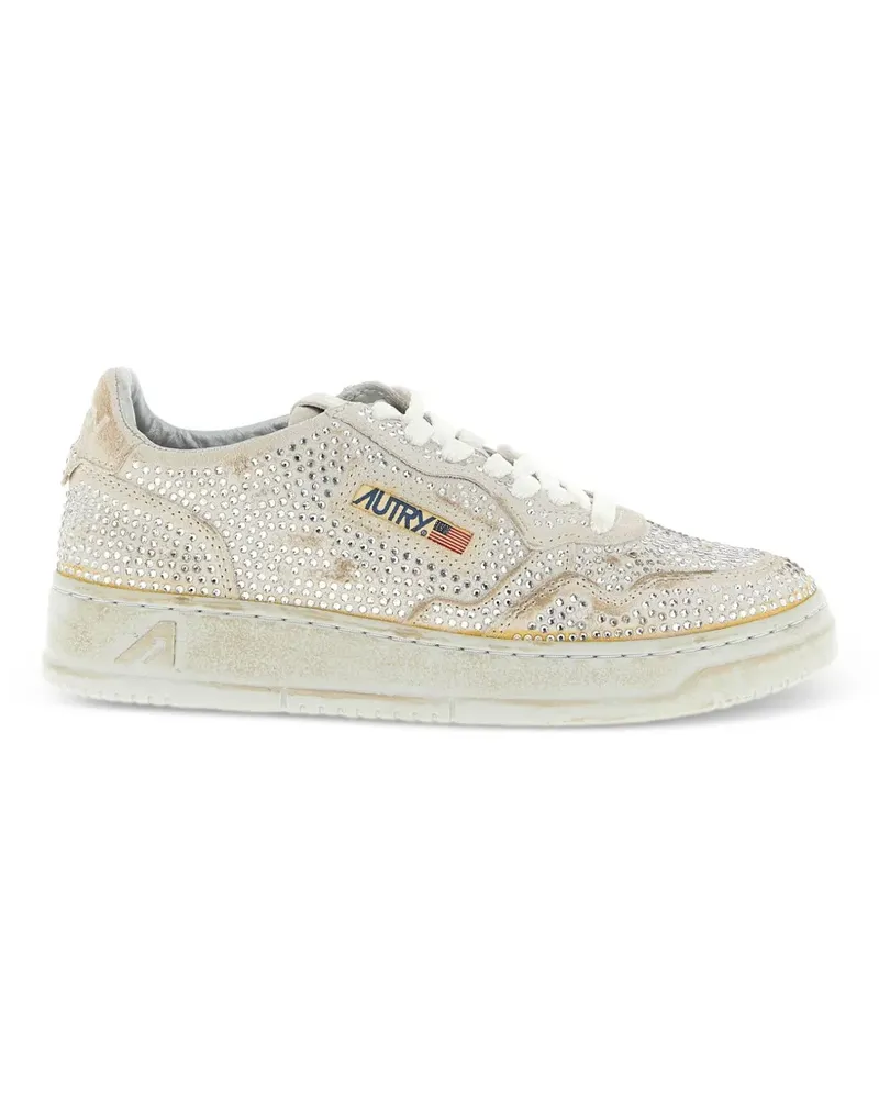 AUTRY Sneakers mit Kristallen - Nude Nude