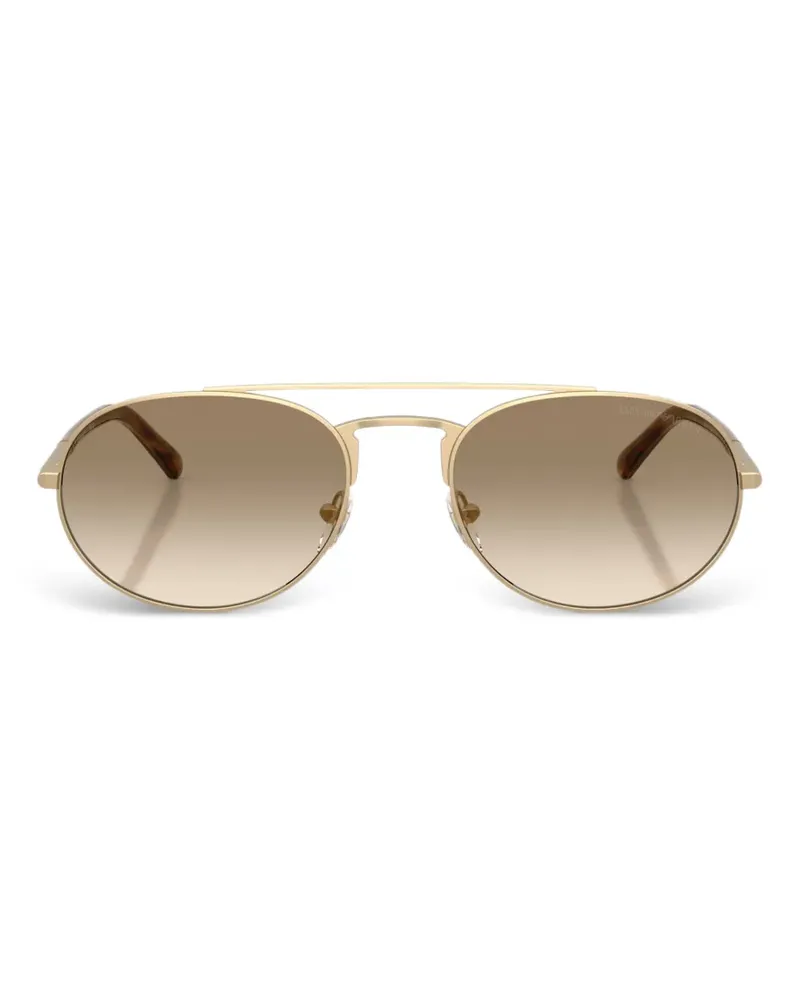 Emporio Armani Pilotenbrille mit Doppelsteg - Gold Gold