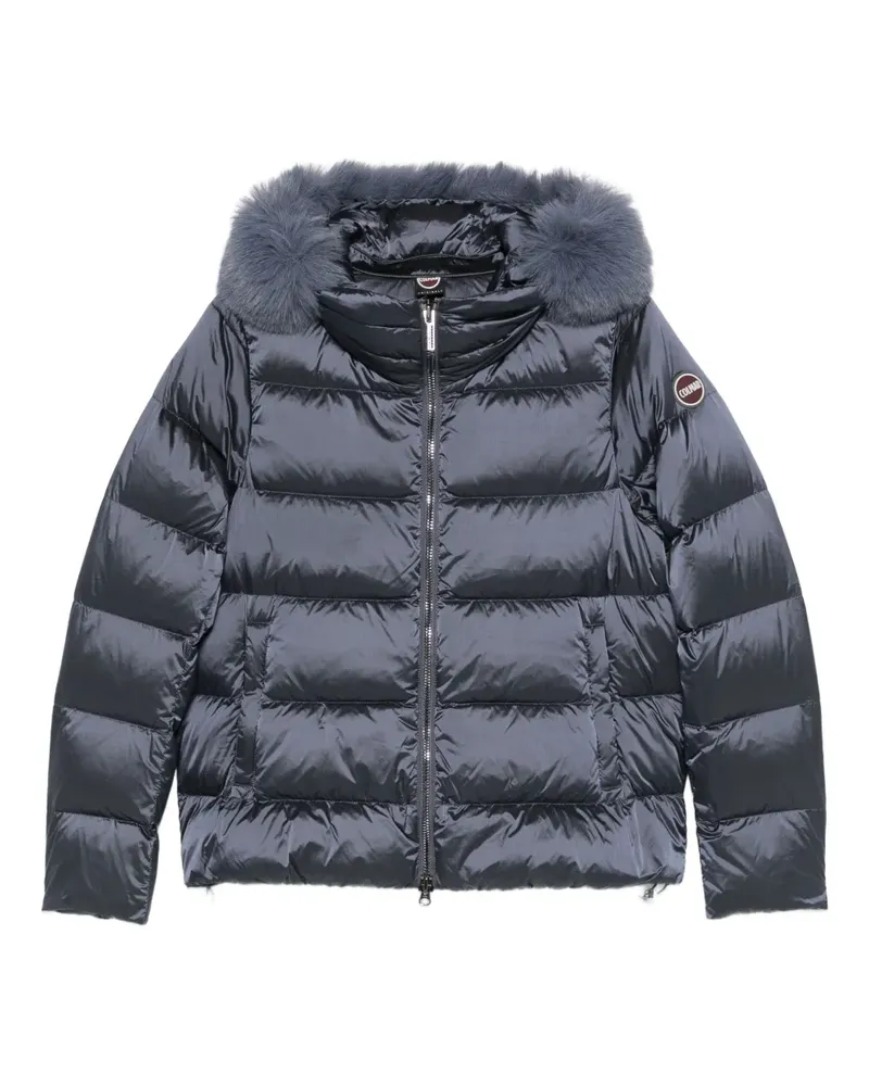 Colmar fur hooded jacket - Blau Blau