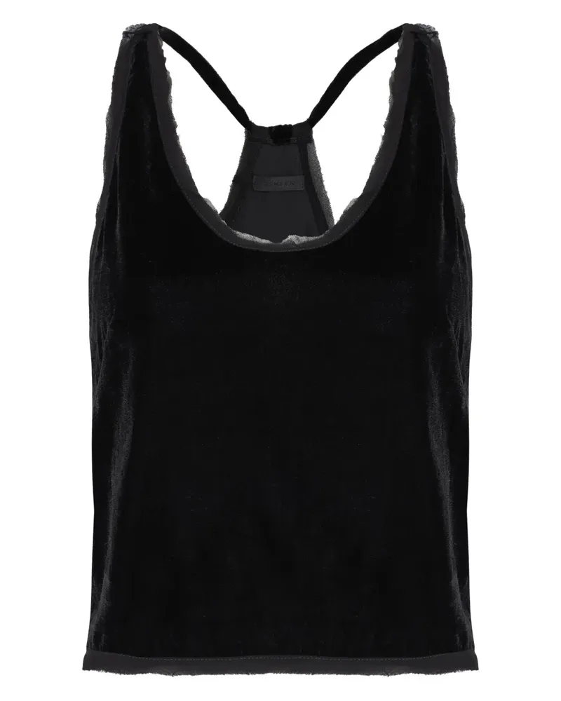 Osklen Oberteil aus Samt - Schwarz Schwarz