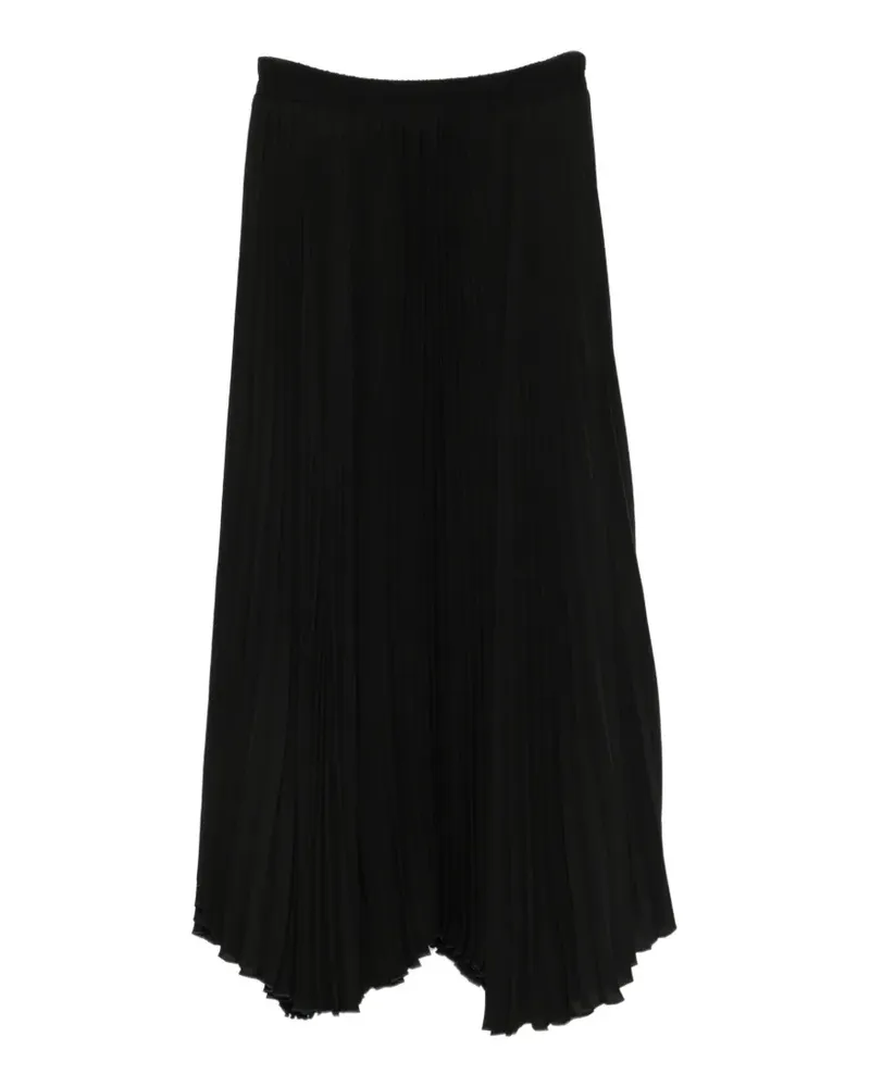 STYLAND pleated A-line maxi skirt - Schwarz Schwarz