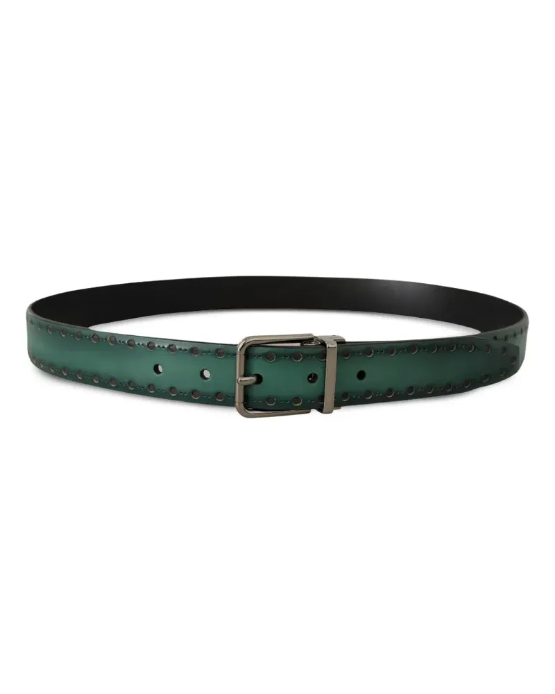 Dolce & Gabbana Giotto Gürtel mit Nieten - Grün Grün