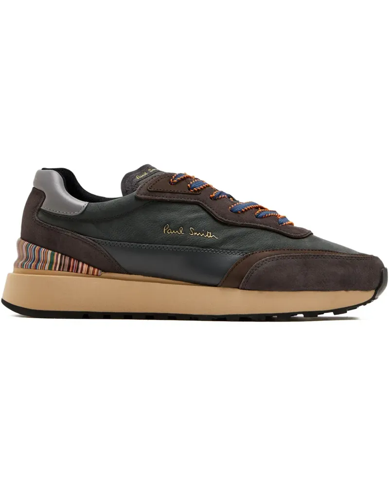 Paul Smith Aston Sneakers mit gestreiftem Einsatz - Grau Grau