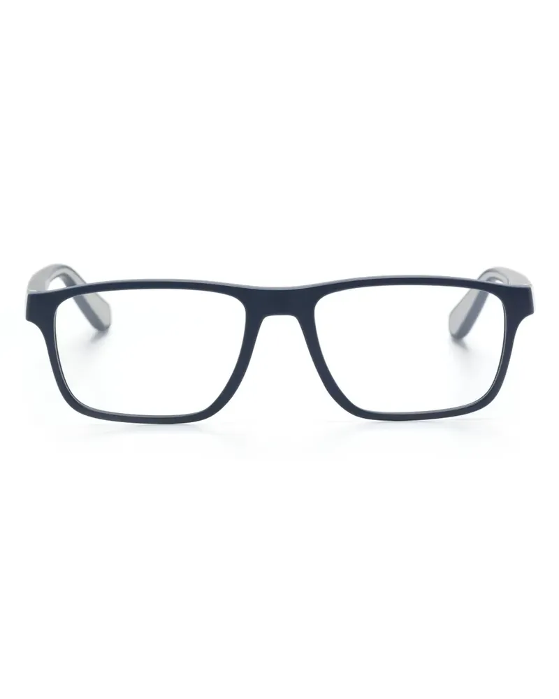 Emporio Armani Brille mit eckigem Gestell - Blau Blau