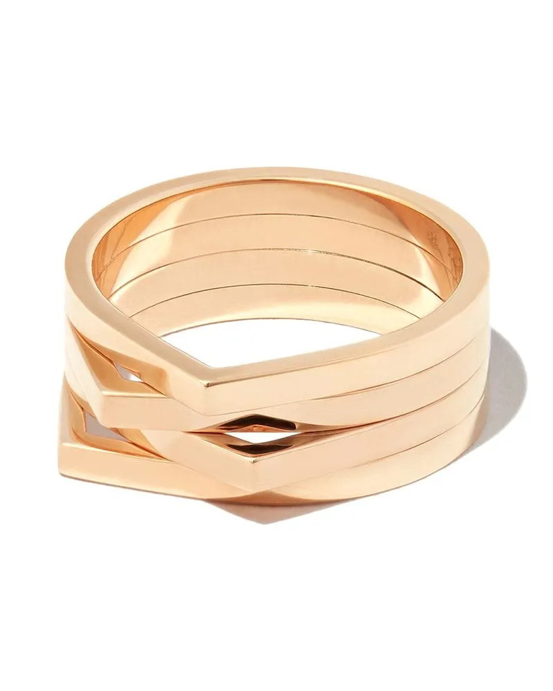 Repossi 18kt Antifer Rotgoldring mit Diamanten - Rosa Rosa
