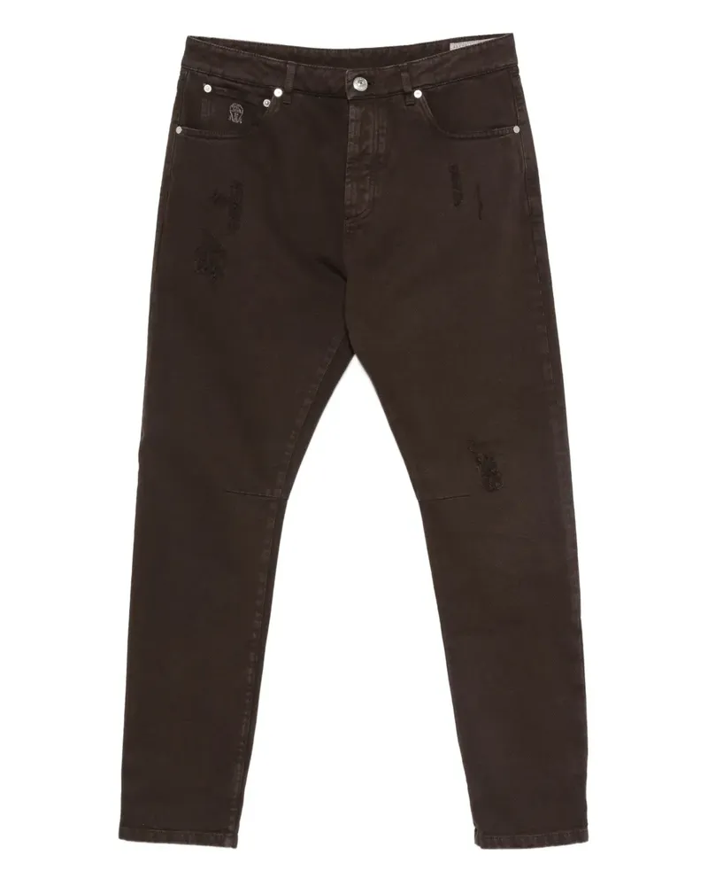 Brunello Cucinelli Jeans mit geradem Bein - Braun Braun