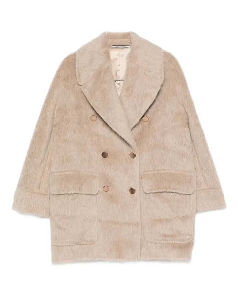 Tagliatore Lillian double-breasted coat - Nude Nude