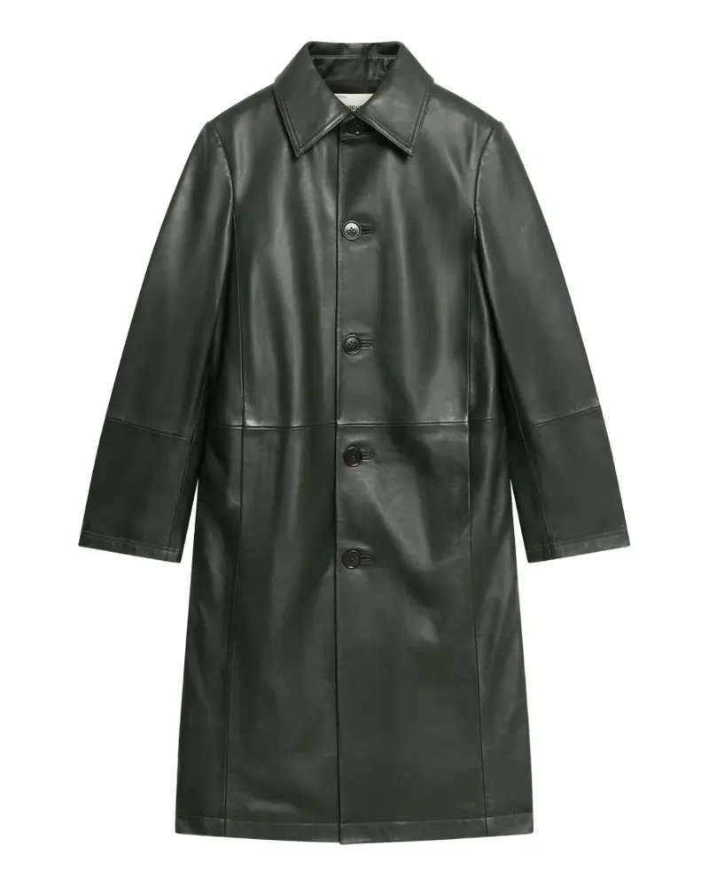 Zadig & Voltaire Mentyr Ledermantel - Schwarz Schwarz