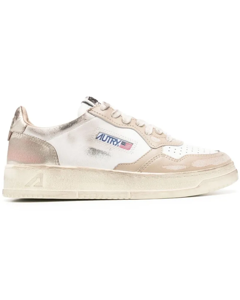 AUTRY Medalist Sneakers im Used-Look - Weiß Weiß