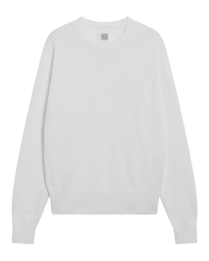 Totême Pullover mit Rundhalsausschnitt - Weiß Weiß