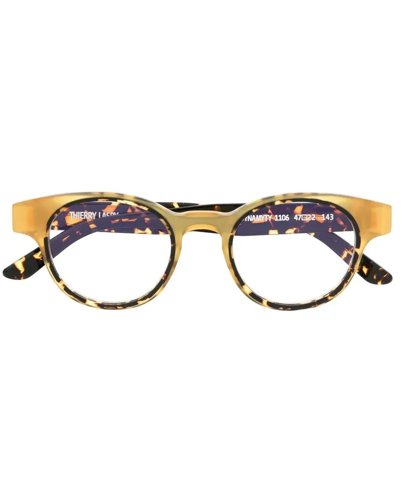Thierry Lasry Runde Brille in Schildpattoptik - Braun Braun