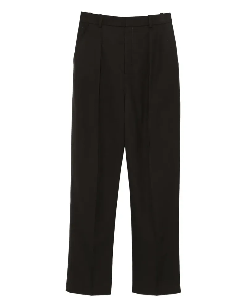 Christophe Lemaire Hose mit Faltentaschen - Schwarz Schwarz