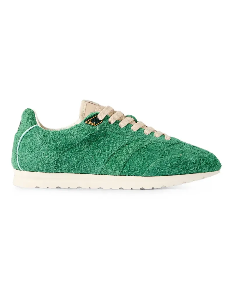 Paul Smith Shaggy Sneakers aus Wildleder - Grün Grün