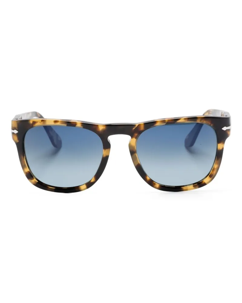 Persol Elio Sonnenbrille mit eckigem Gestell - Braun Braun