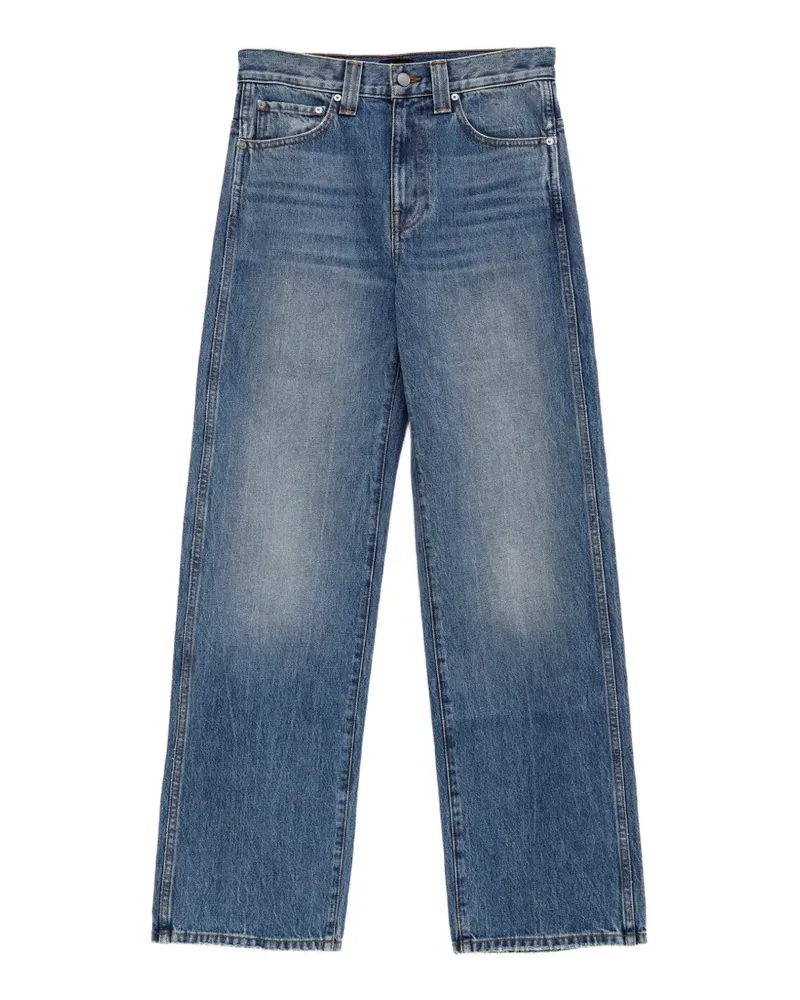 KHAITE Bonnie relaxed-fit jeans - Blau Blau