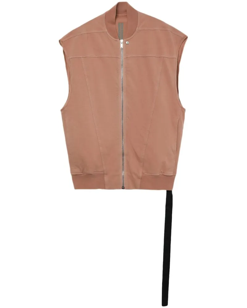 DRKSHDW by Rick Owens Weste mit Reißverschluss - Orange Orange