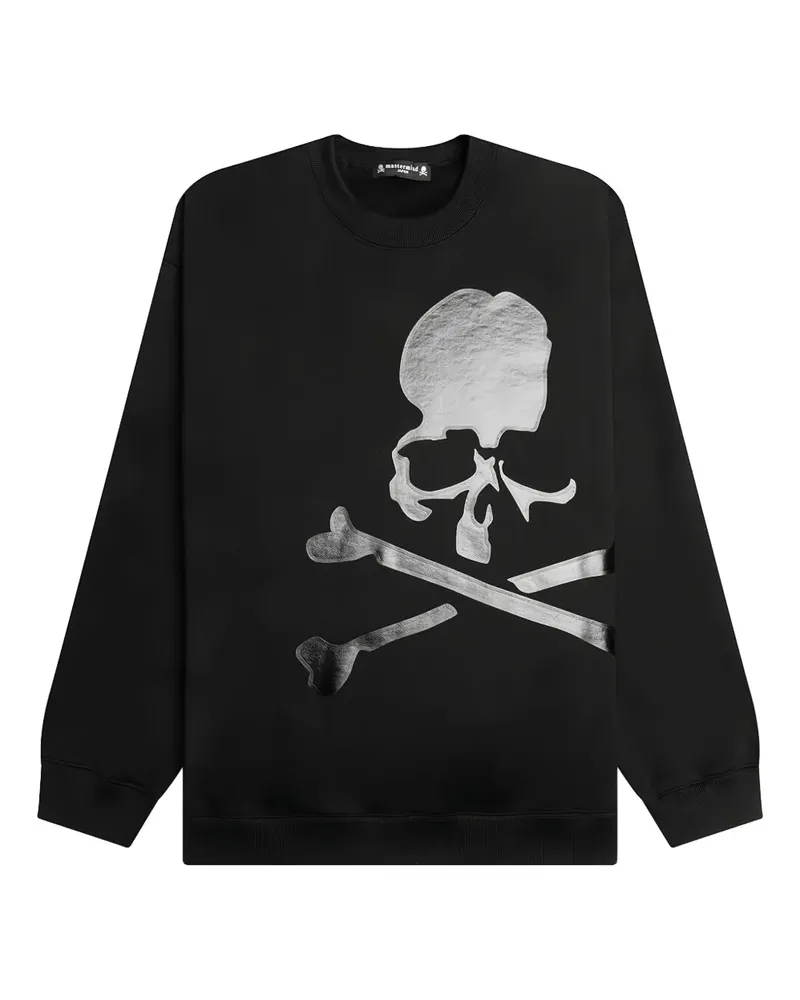 Mastermind Japan Sweatshirt mit Totenkopf - Schwarz Schwarz