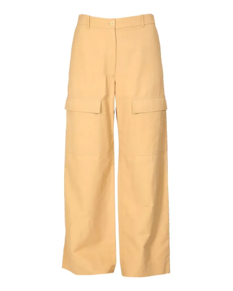Stella McCartney wide-leg cargo pants - Nude Nude