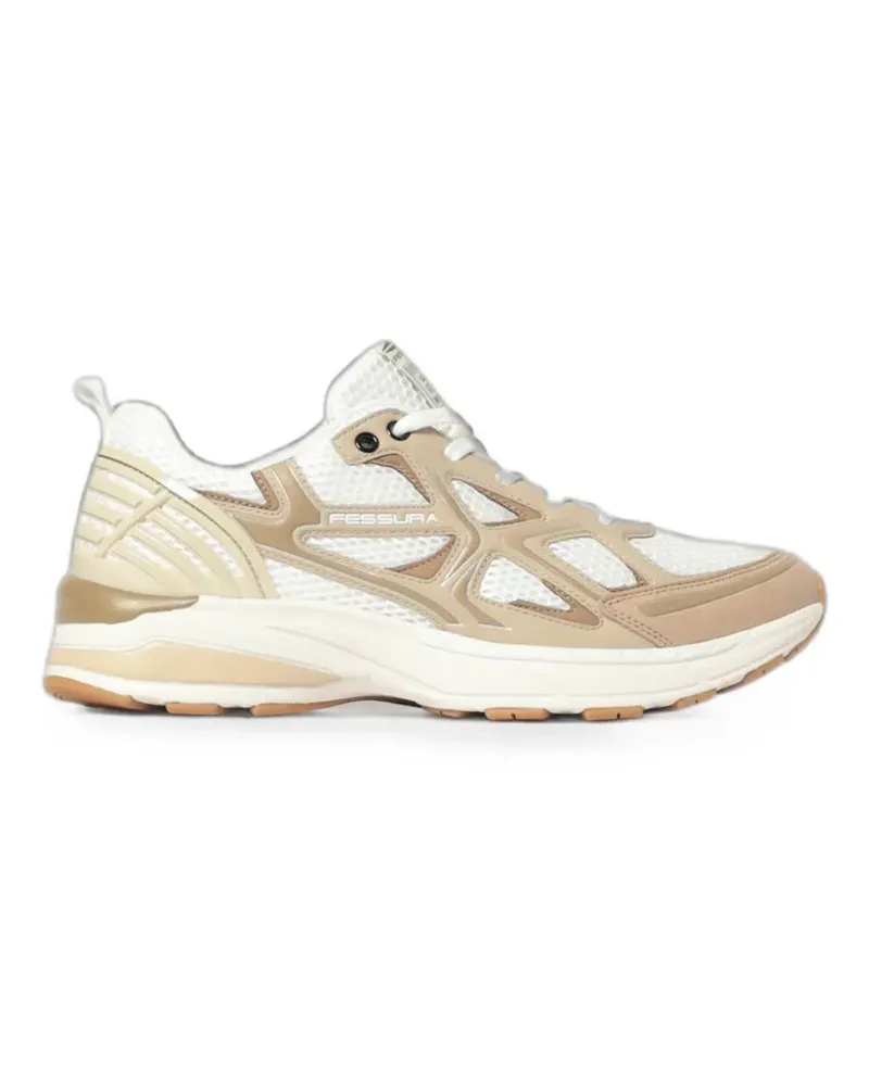 Fessura City 01 Sneakers mit Mesh-Einsatz - Weiß Weiß