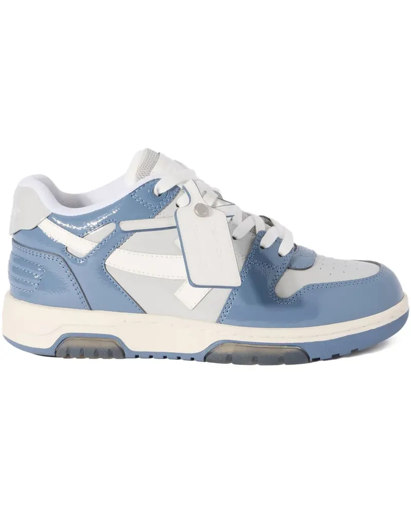 OFF-WHITE Sneakers aus Lackleder mit Pfeildetail - Blau Blau