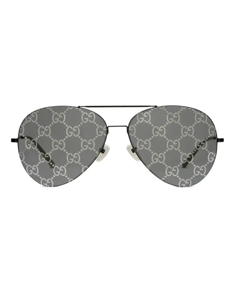 Gucci pilot-frame sunglasses - Schwarz Schwarz