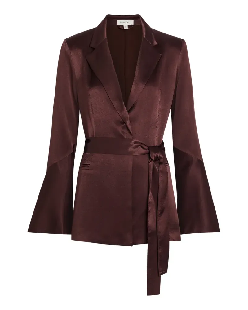 Shona Joy Lune Blazer mit ausgestellten Ärmeln - Braun Braun
