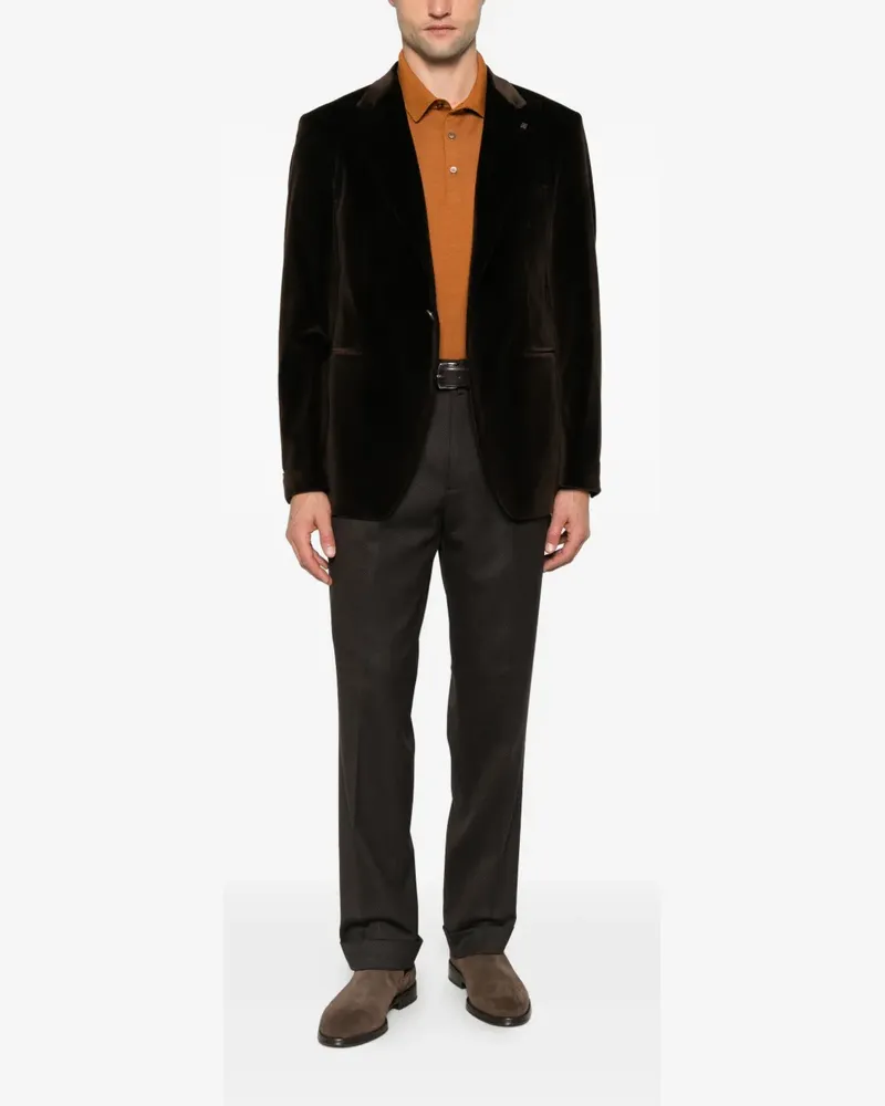 Berwich Negroni pleated trousers - Braun Braun