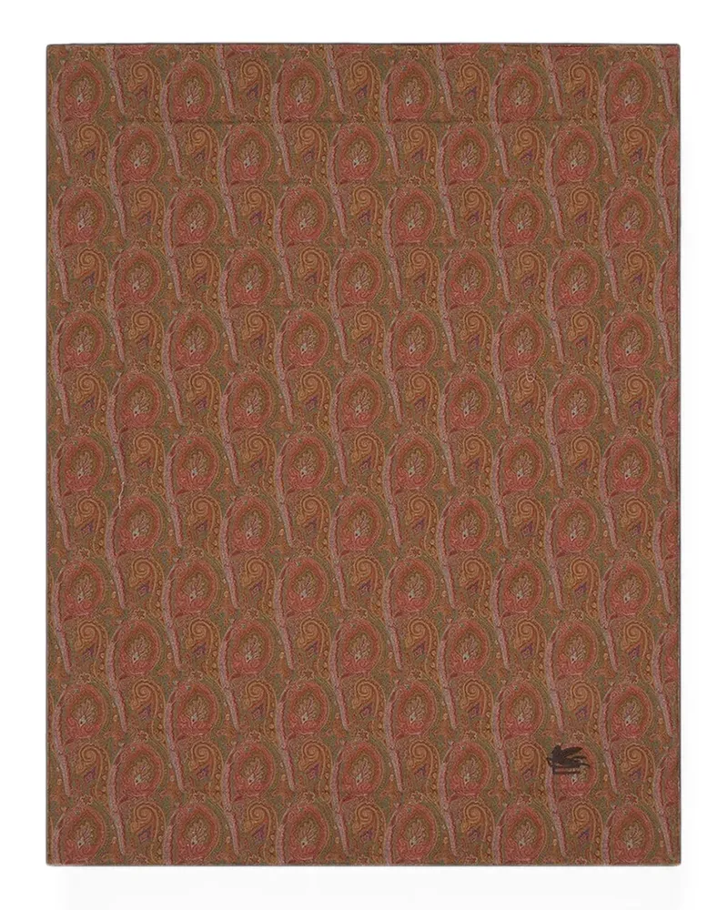 Etro Arnica Decke mit Paisley-Print - Braun Braun