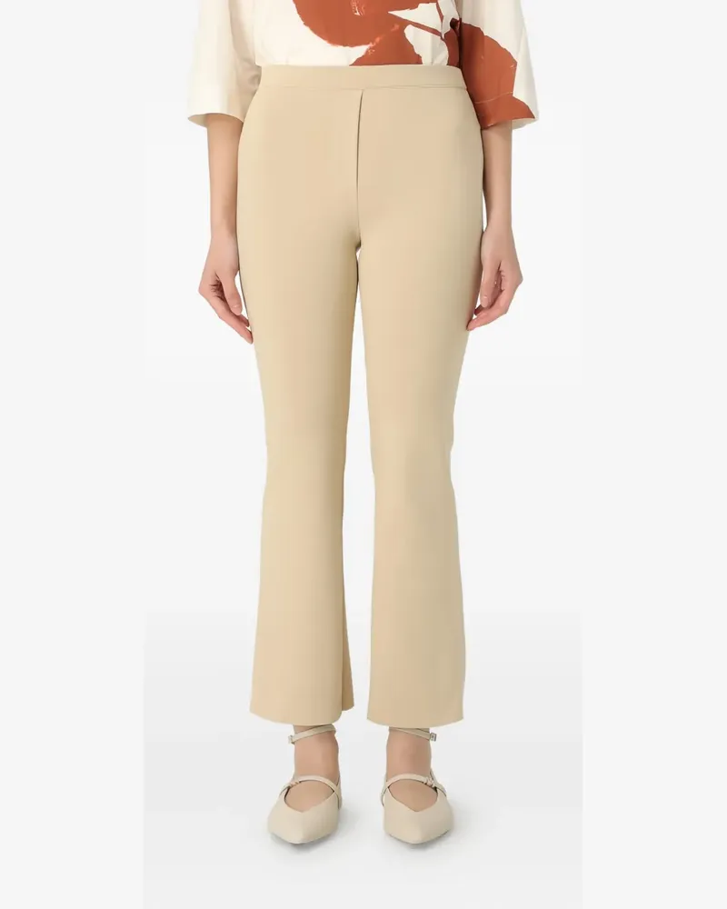Liviana Conti flared trousers - Nude Nude