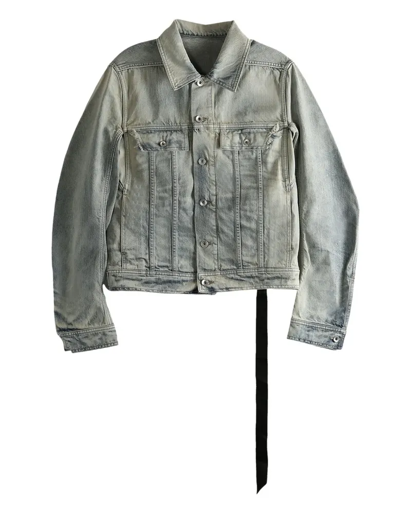 DRKSHDW by Rick Owens cotton denim jacket - Grau Grau