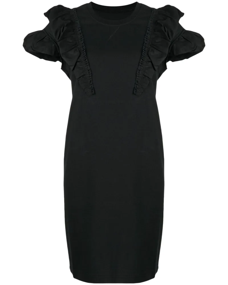 JNBY Kleid mit Rüschen - Schwarz Schwarz