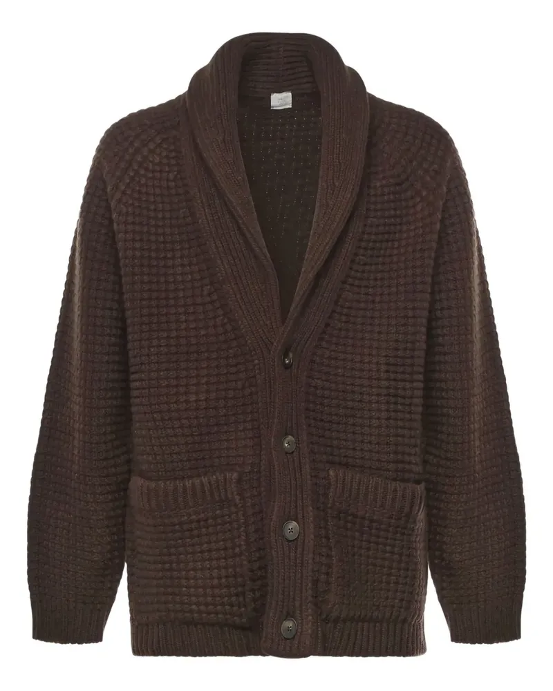 Eleventy Cardigan mit V-Ausschnitt - Braun Braun